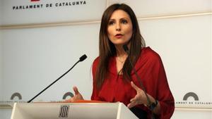 La senadora de Ciudadanos, Lorena Roldán.