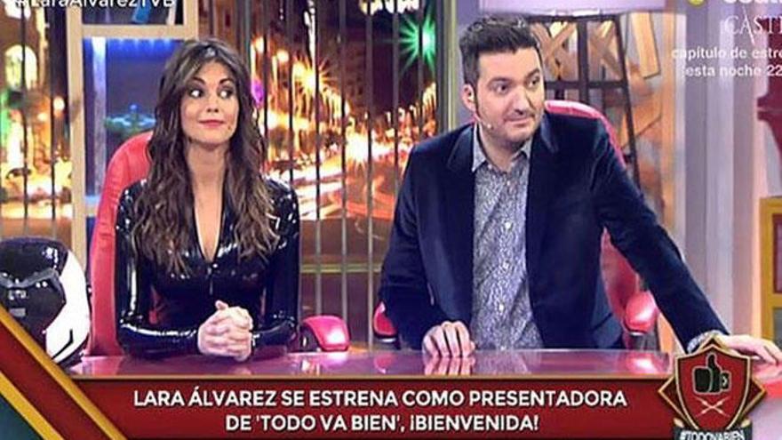 Lara Álvarez y Xavi Rodríguez.