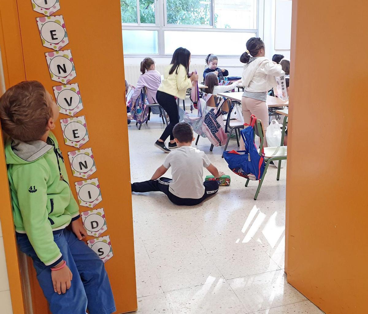 Una clase 
de Educación 
Primaria de Vigo. 
| Marta G. Brea