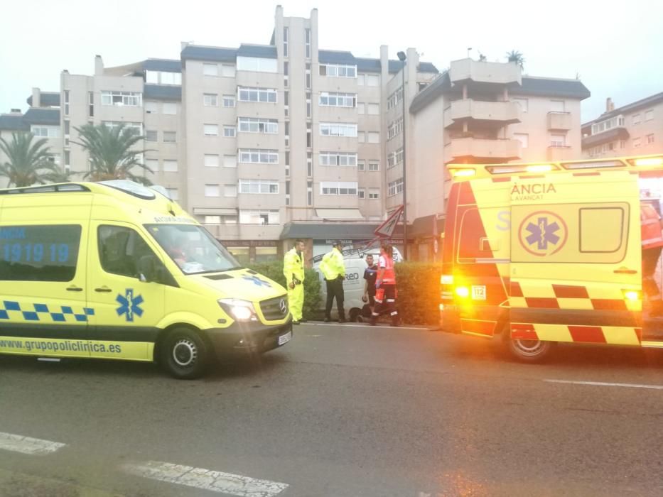 Caos y calles inundadas en Ibiza por la lluvia (27 agosto 2019)