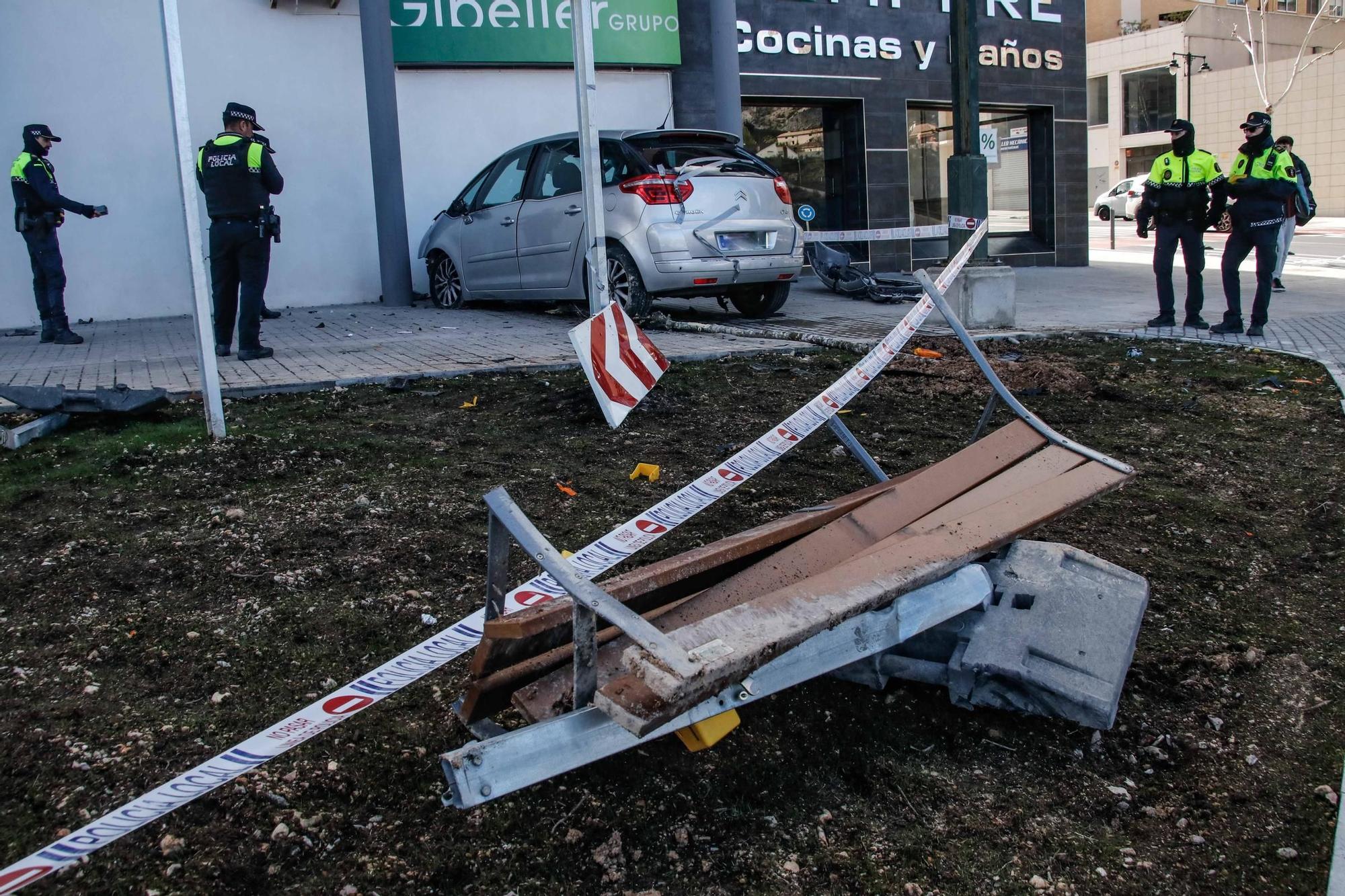 Accidente mortal en la Rotonda Norte de ALcoy