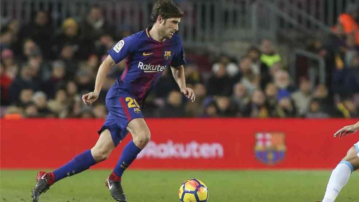 Sergi Roberto estará en el once titular del Barcelona ante el Betis