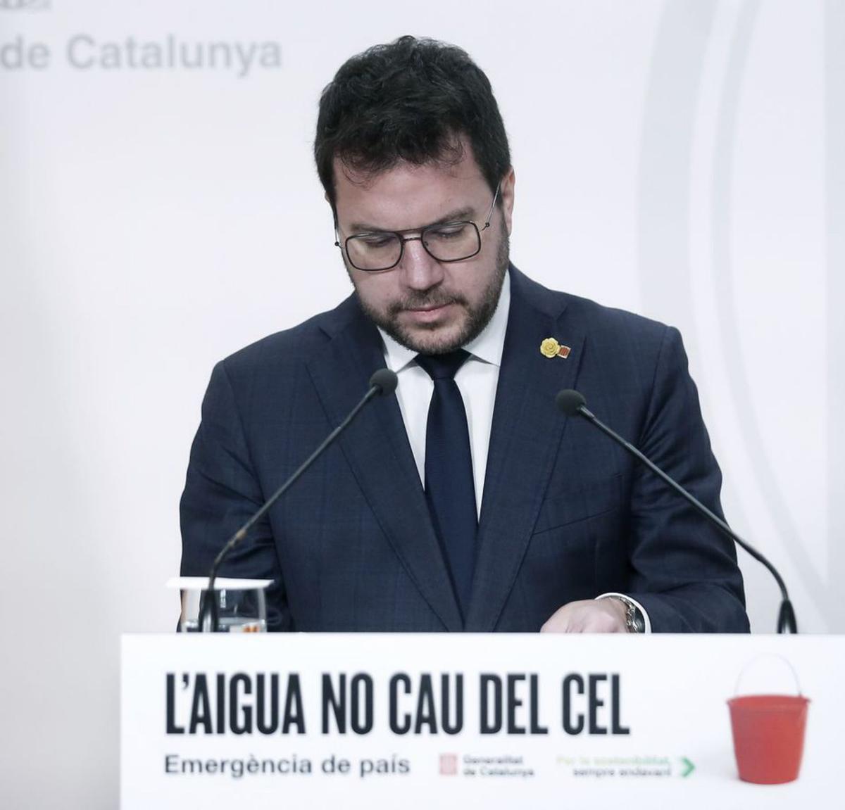Aragonès: "Superarem la pitjor sequera del segle"