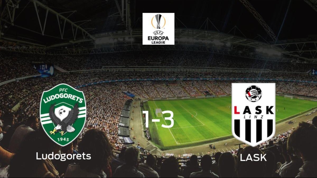 El LASK se lleva los tres puntos frente al Razgrad Ludogorets (1-3)