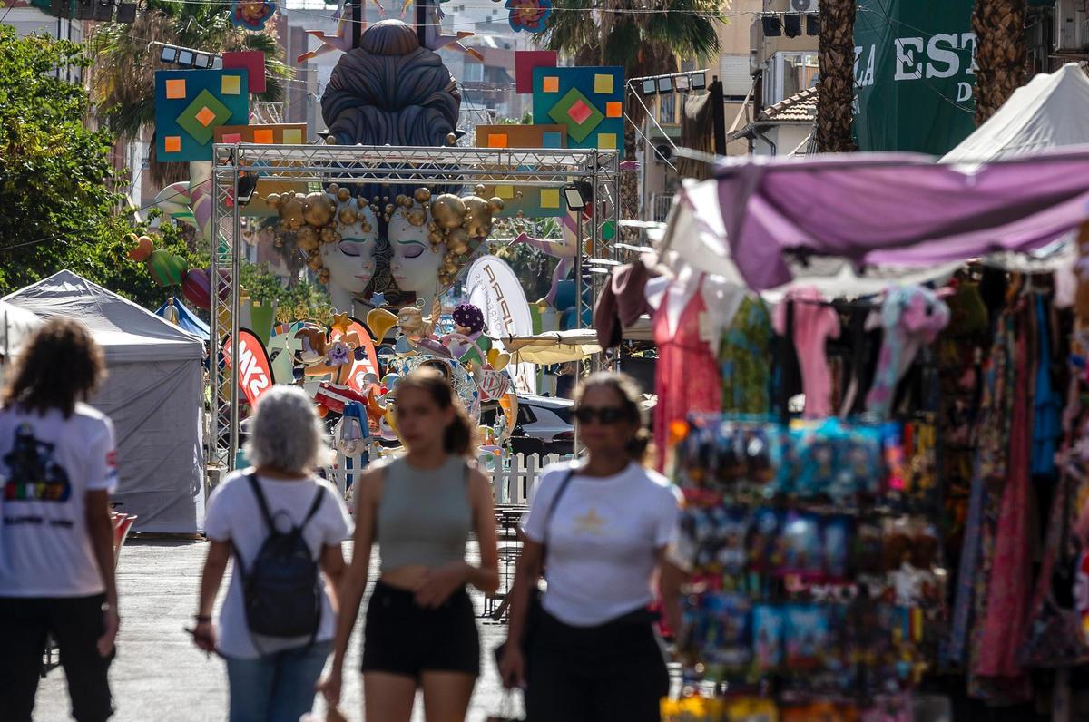 Ratoneras de tráfico en Alicante por las barracas y racós de las Hogueras