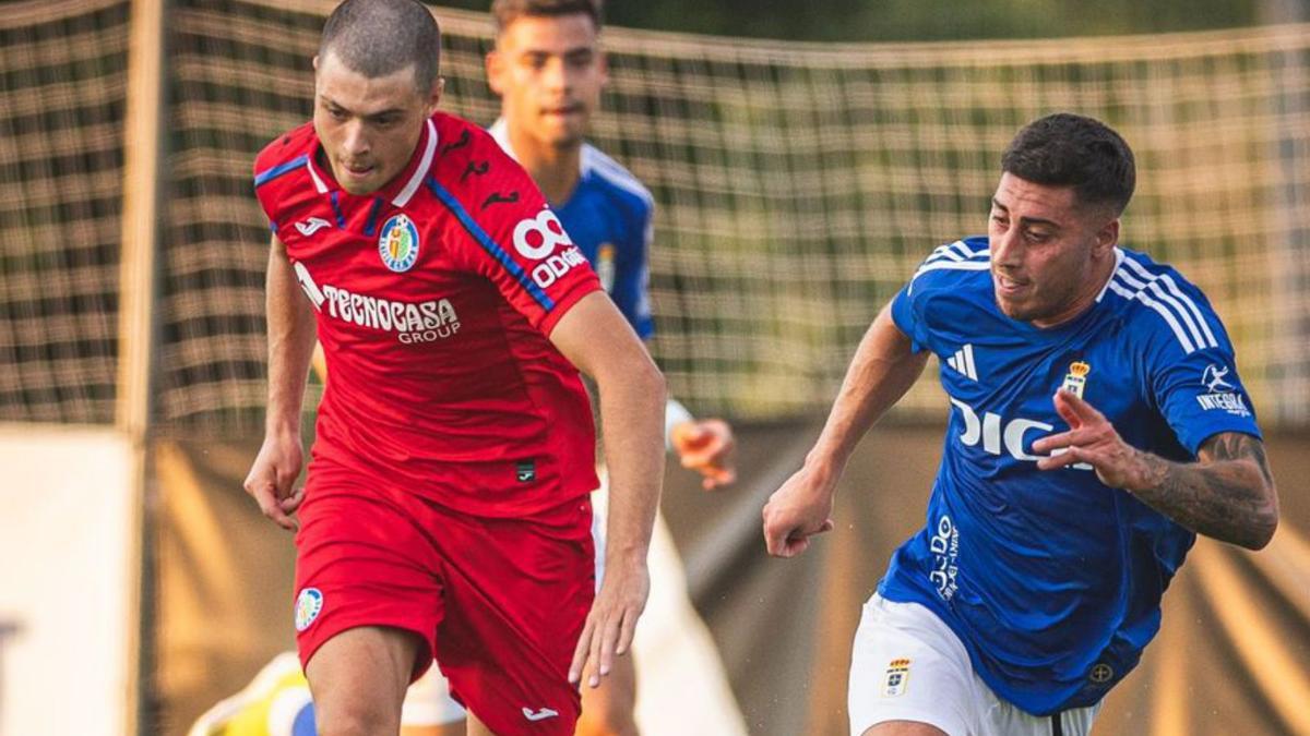 Lemos, en un partido de pretemporada ante el Getafe, en Las Rozas. | Getafe