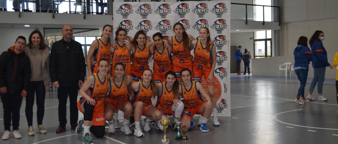 Las chicas del València BC que se proclamaron campeonas