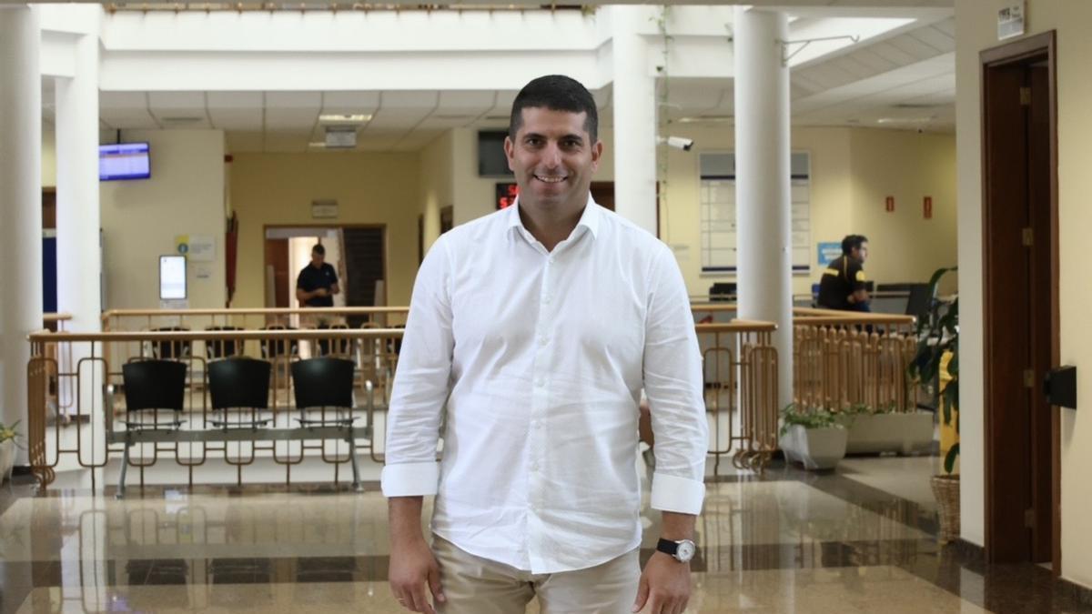 Benjamín Perdomo, consejero del PSOE en el Cabildo de Lanzarote.