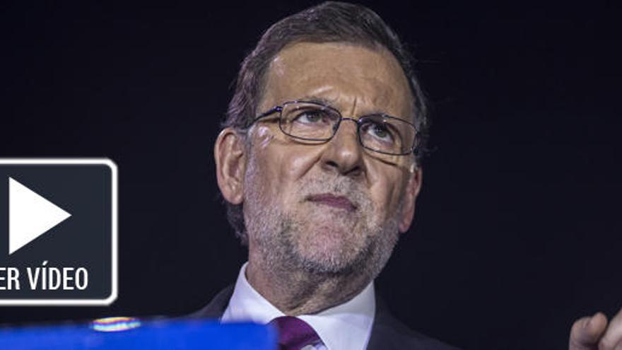 El candidato del PP a la presidencia del Gobierno, Mariano Rajoy.