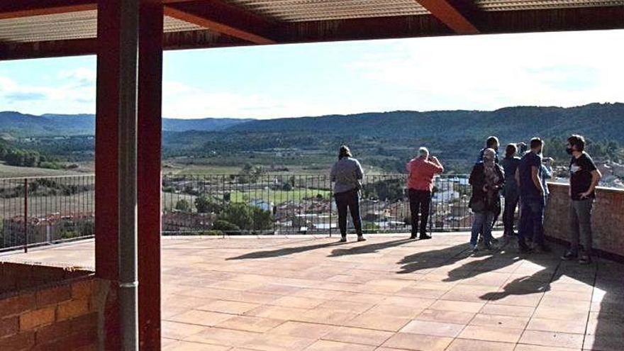 Espai de terrassa de l&#039;edifici rehabilitat, annex a la Casa Museu