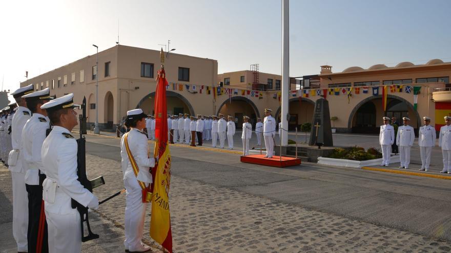 El jefe del Estado Mayor de la Armada Antonio Piñeiro visita Canarias