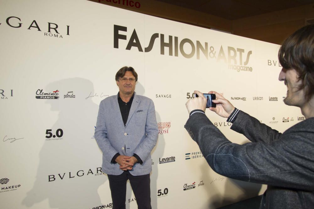 Gala de presentación de la revista Fashion & Arts Magazine en València.