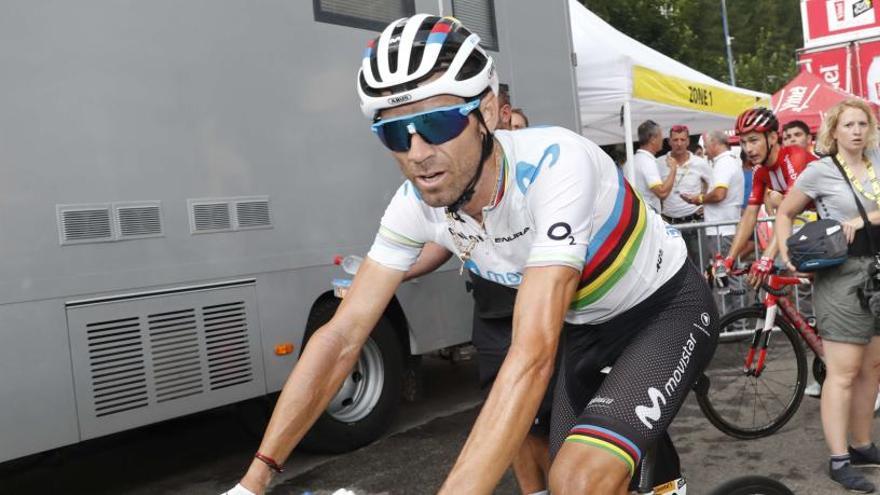 Una imagen del ciclista murciano Alejandro Valverde.