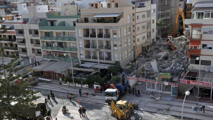Admitida la primera demanda civil por el derrumbe del edificio de Los Cristianos