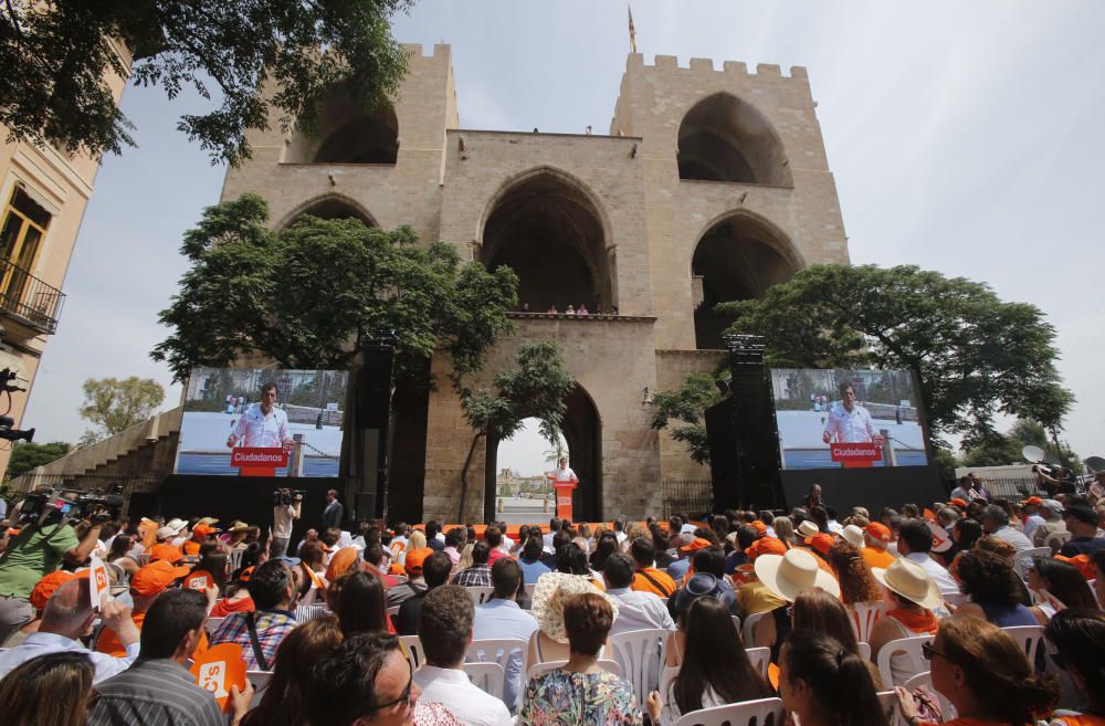 Acto central de Ciudadanos en Valencia