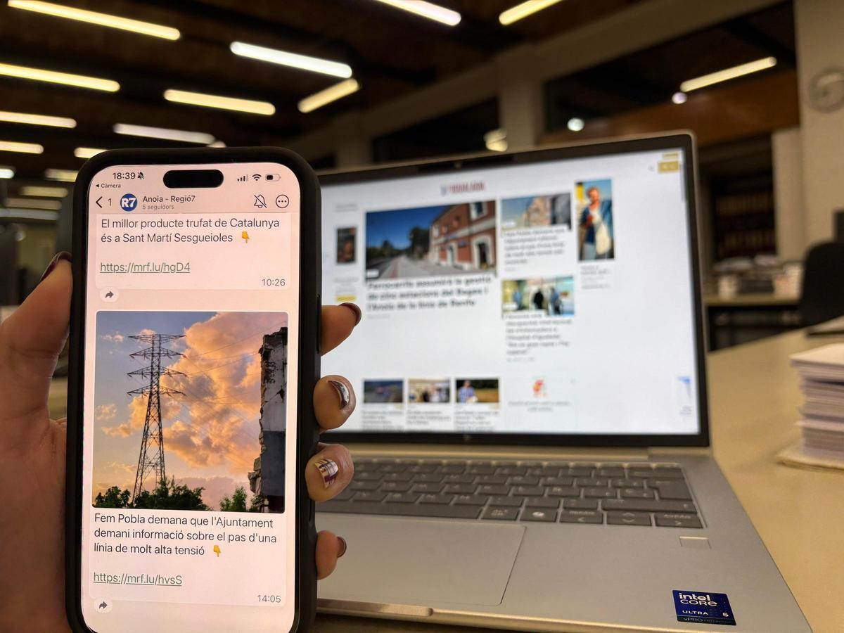 Ara pots rebre les notícies de Diari d'Igualada a WhatsApp