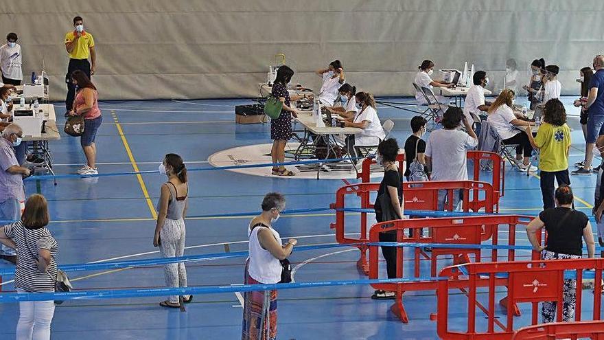 Cribratge massiu al Pavelló de Santa Eugènia de Girona