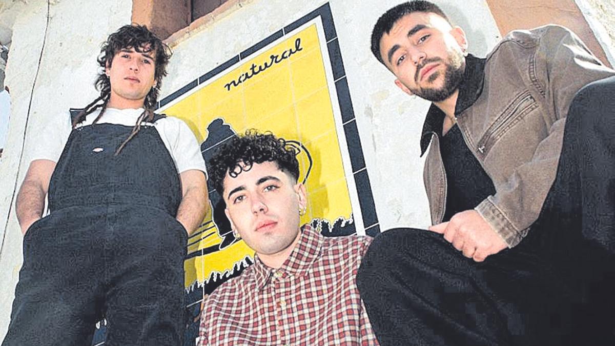 El trío que compone la banda Sanguijuelas del Guadiana.