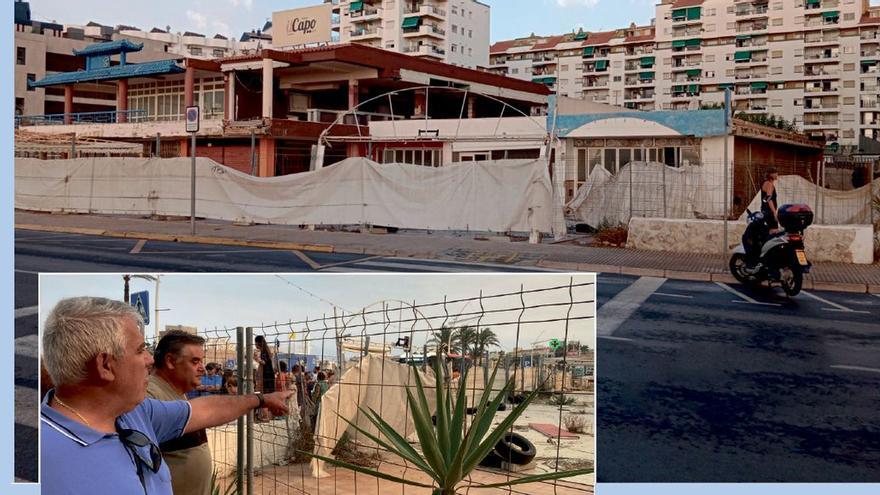 Los vecinos claman tras 6 años de espera para derribar los locales de Peñíscola Playa