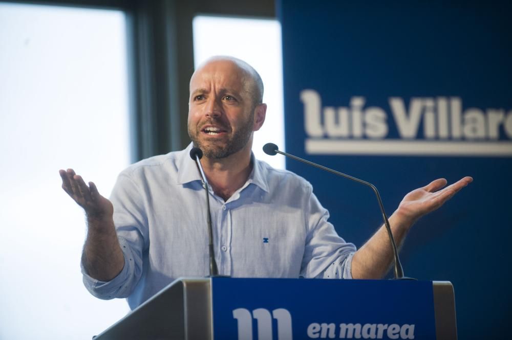 "Aquí empieza el cambio para toda Europa", ha subrayado Villares ante medio millar de personas en el paraninfo de la Universidad de A Coruña.