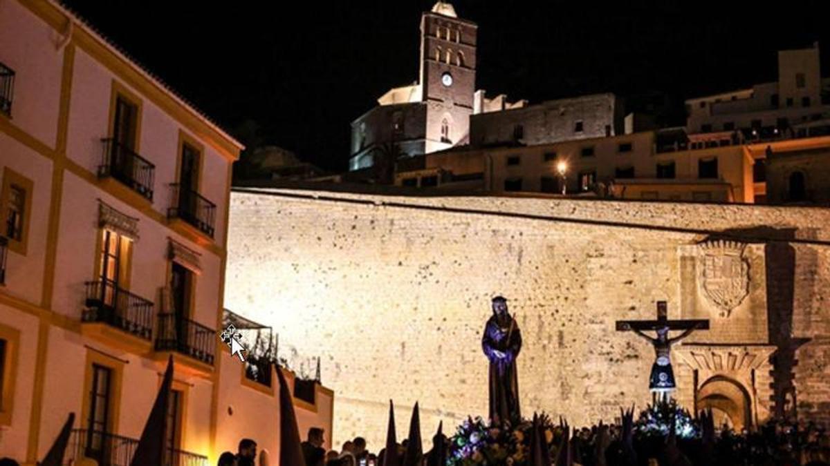 Fotografía de la Semana Santa de Eivissa.