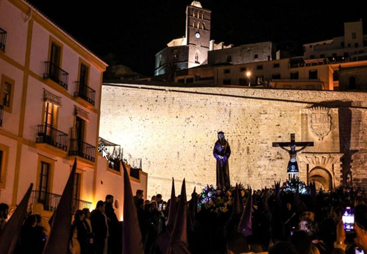 Fotografía de la Semana Santa de Eivissa.