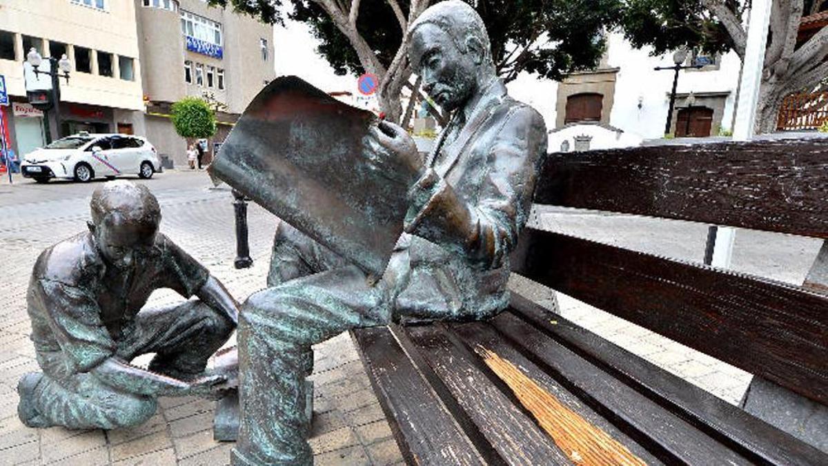 Escultura al betunero.