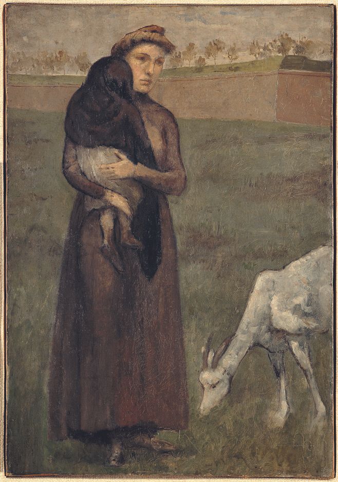 &quot;Campesina con cabra&quot; de Julio González.