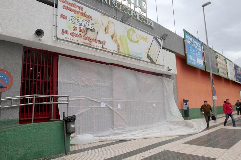 La borrasca Ana, a su paso por Cartagena