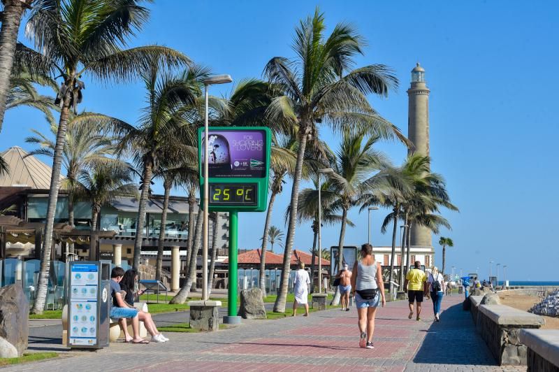 Zonas turísticas en noviembre en  Canarias