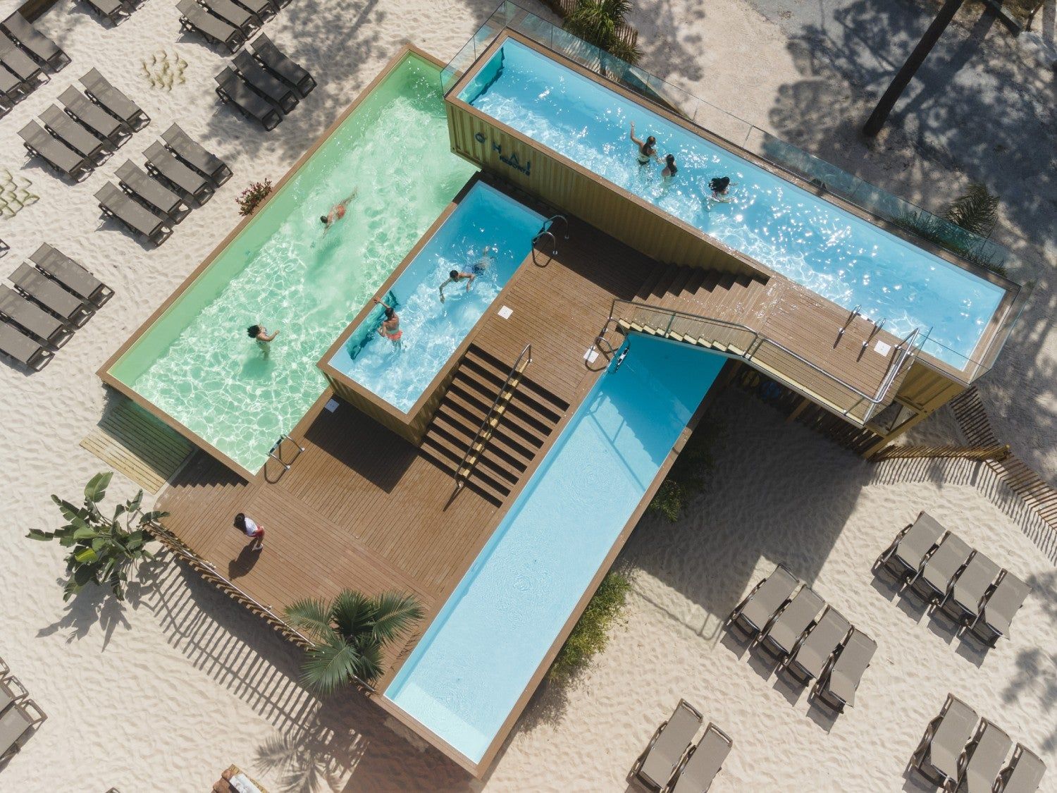 Ohai Nazaré, piscina sostenible