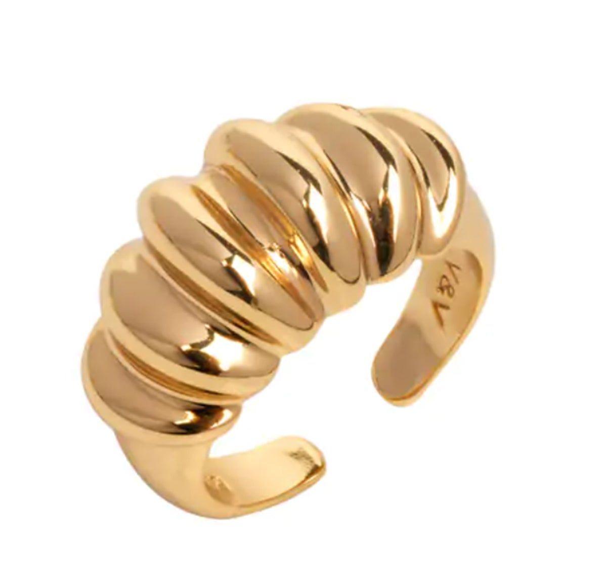 Anillo Acabado en Oro 18Kt Ondas Vidal &amp; Vidal