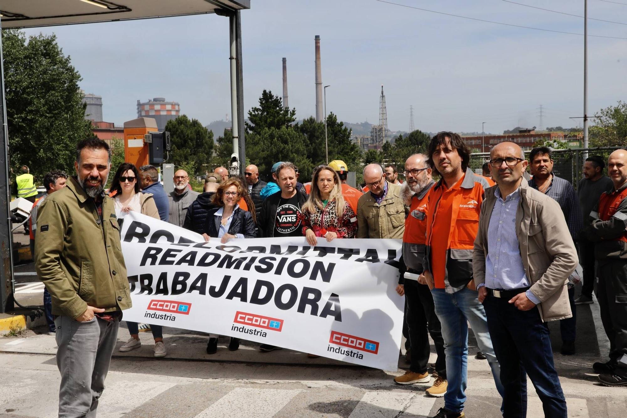 EN IMÁGENES: Así fue la inauguración de las obras para el horno eléctrico hídribido de Arcelor en Gijón