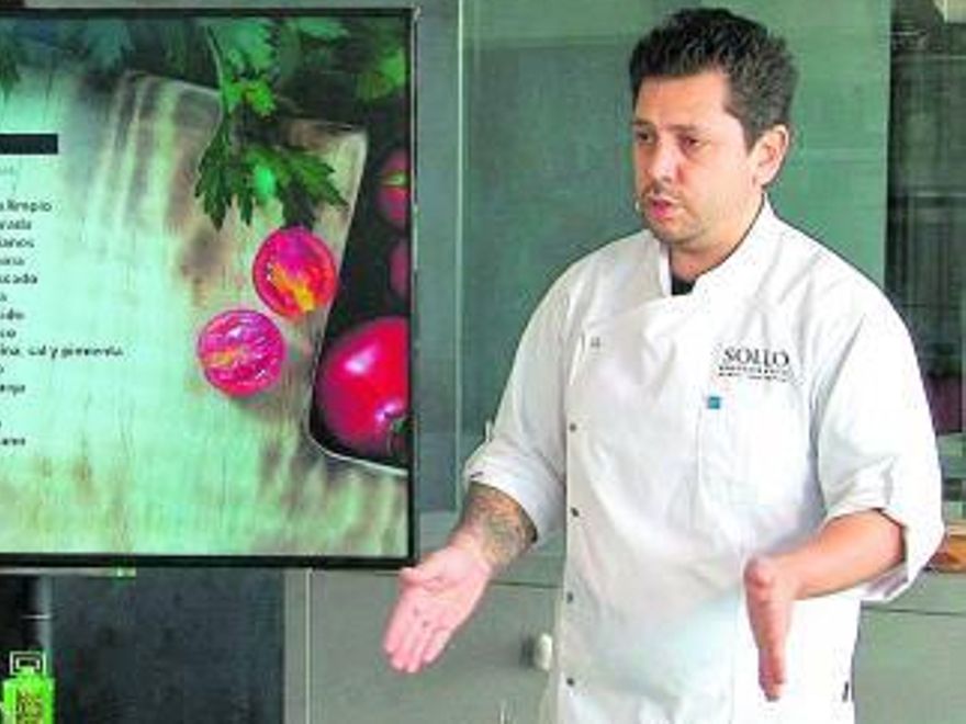 Diego Gallegos durante su alocución