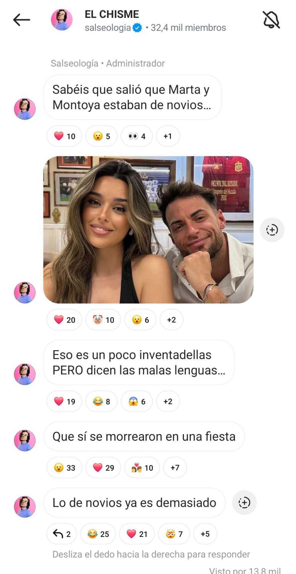Marta Díaz y Montoya solo tuvieron una noche de amor