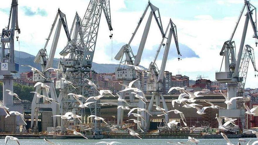 Panorámica de las instalaciones de La Naval de Sestao. // Alfredo Aldai