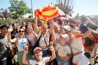 Locura en Foios para recibir a Ferran Torres