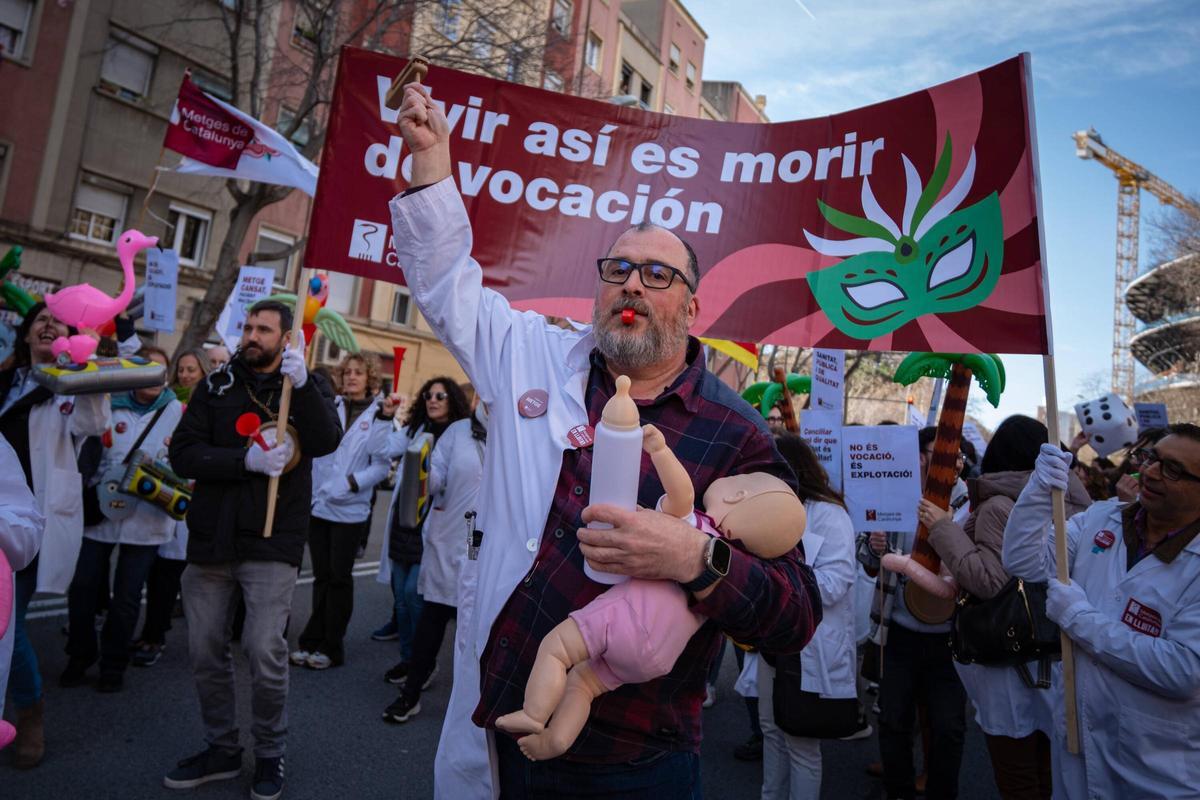 Los médicos también se quejan de la dificultad para conciliar.