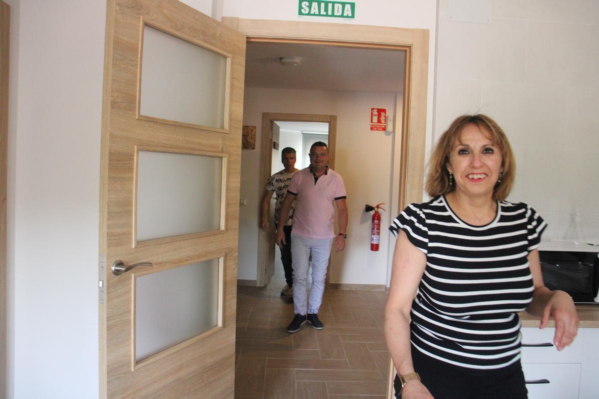 Mari Paz Peláez gerente del centro de turismo El Pingón de Manzanal de Arriba