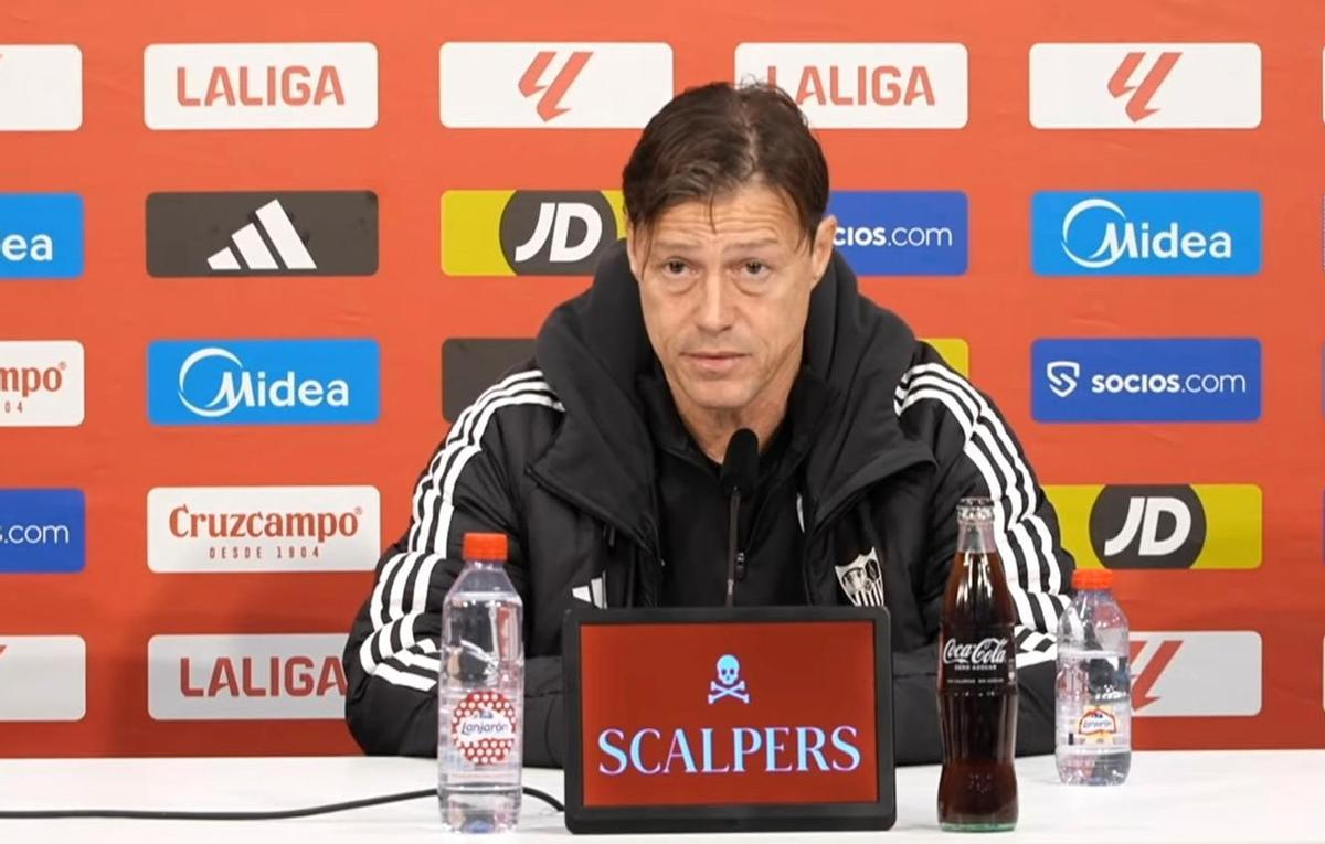 Matías Almeyda, entrenador del Sevilla Fútbol Club en la previa ante el Alavés