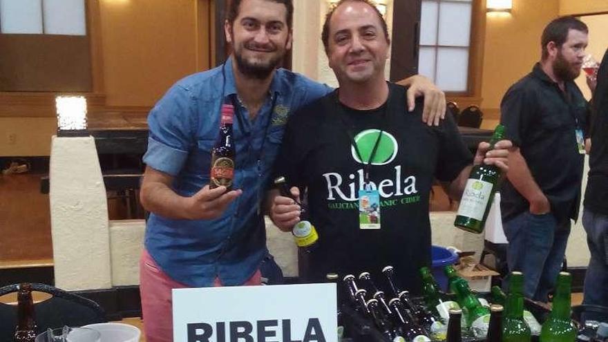 Lagar de Ribela mostró su sidra estos días en The Festival Florida.