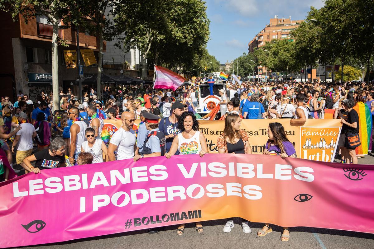 Manifestación del Día del Orgullo en Barcelona
