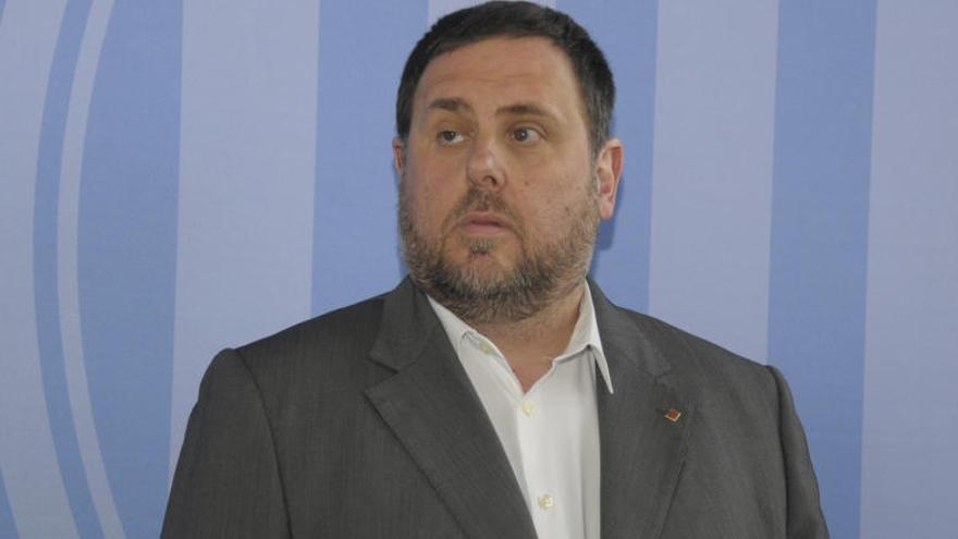 El vicepresident i conseller d´Economia i Hisenda, Oriol Junqueras.