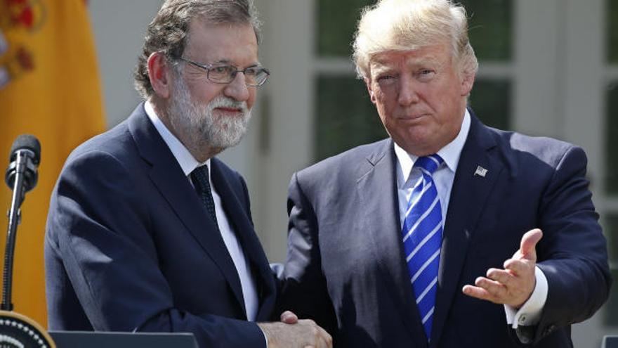 Donald Trump y Mariano Rajoy