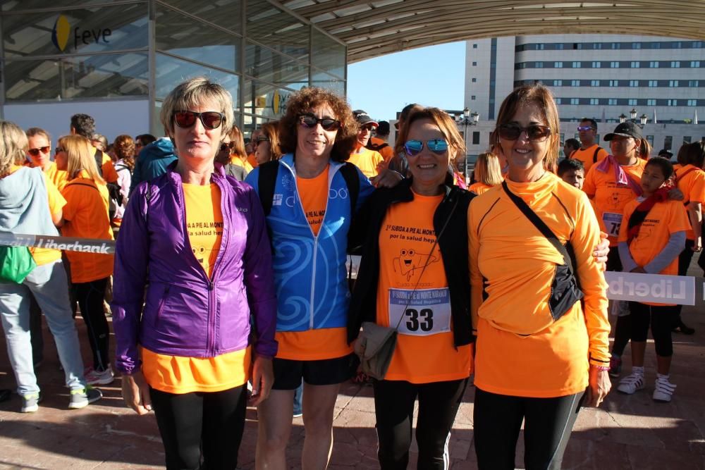 Marcha al Naranco por la salud hepática.