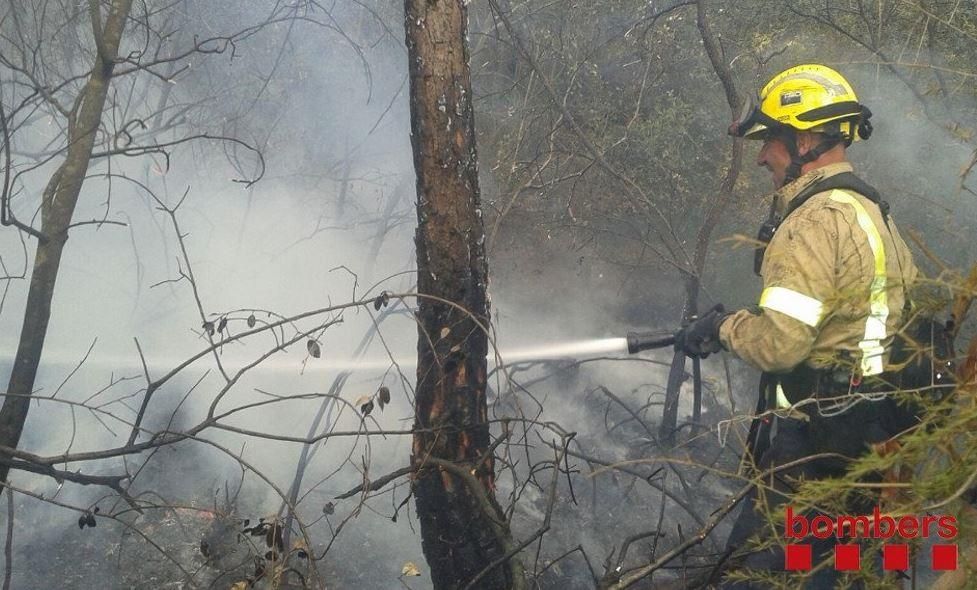 Incendi entre Cruïlles i Monells