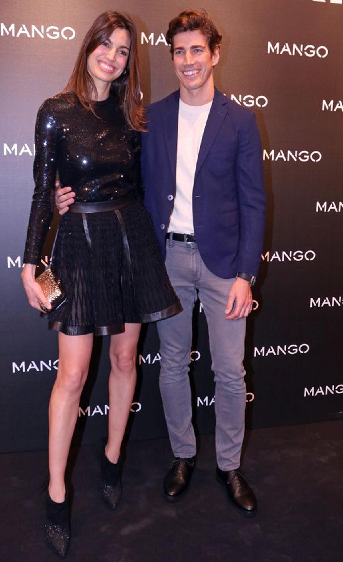 Oriol Elcacho y Davinia Pelegri en la fiesta de Mango en Barcelona