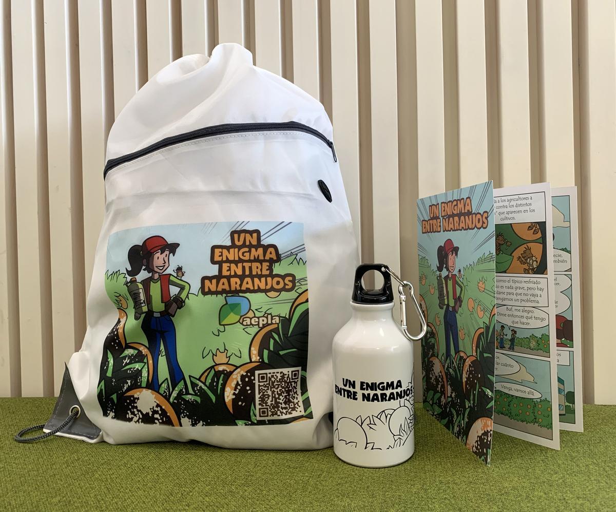 Kit escolar del proyecto Kids&Agro para concienciar sobre la importancia de la sanidad vegetal.