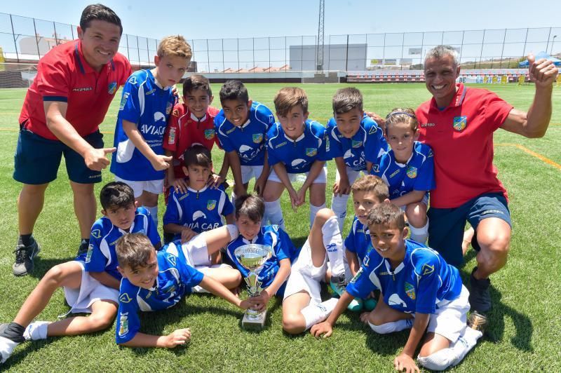 17-06-2018 SAN BARTOLOMÉ DE TIRAJANA. Finales de las Copas de Campeones prebenjamines y benjamines. Fotógrafo: ANDRES CRUZ  | 17/06/2018 | Fotógrafo: Andrés Cruz