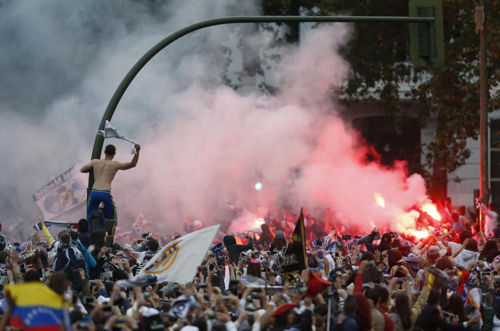 EL REAL MADRID CELEBRA LA UNDÉCIMA EN CIBELES